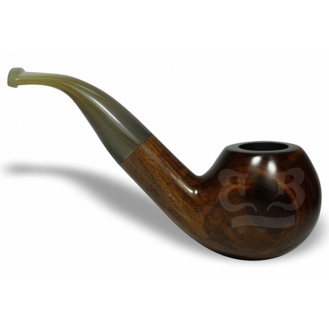 Cachimbo Montana Curvo (Aceita Filtro 9mm) Piteira Chifre